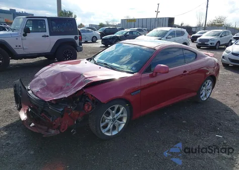 2008 Hyundai Tiburon Gt/Gt Limited/Se z USA, uszkodzony, nr VIN KMHHN66F68U282602